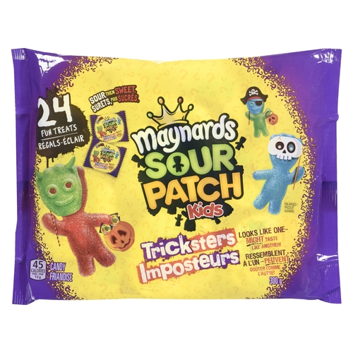 Maynards - Candy - Sour Patch Kids - Tricksters Fun Treats 24's 300g, 1 Each