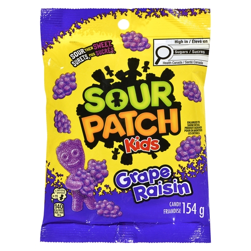 Maynards - Candy - Sour Patch Kids - Grape 154g, 1 Each