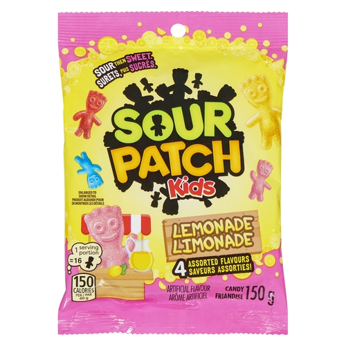 Maynards - Candy - Sour Patch Kids - Lemonade 150g, 1 Each