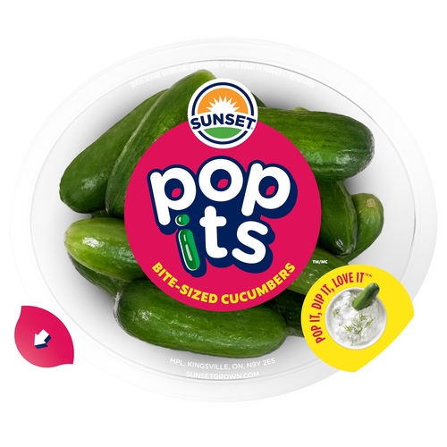 Sunset - Pop Its Bite-Sized Cucumbers 227g, 1 Each