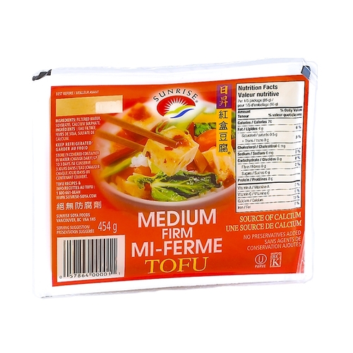 Sunrise - Tofu - Medium Firm 454g, 1 Each