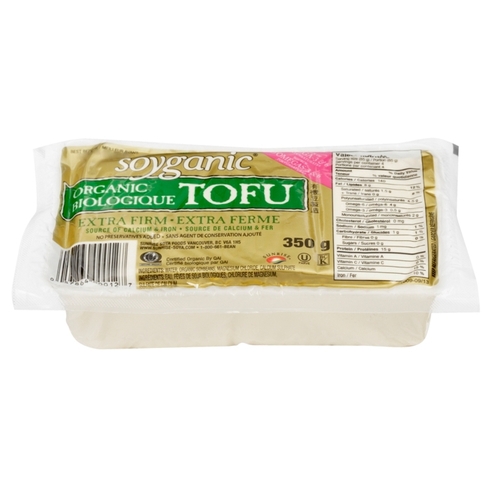 Sunrise - Soyganic Organic Tofu - Extra Firm 350g, 1 Each