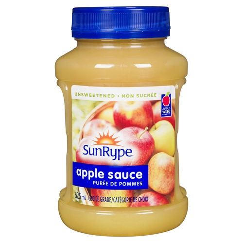 SunRype - Apple Sauce - Unsweetened 625ml, 1 Each