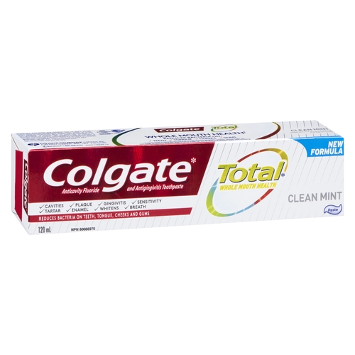 Colgate - Toothpaste - Total - Clean Mint 120ml, 1 Each