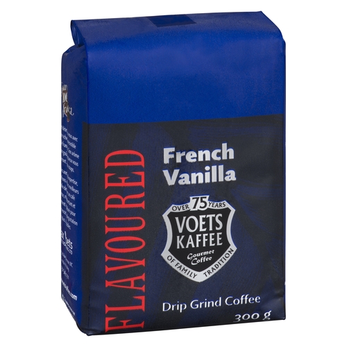 Voets Kaffee - Drip Grind Flavoured Coffee - French Vanilla 300g, 1 Each