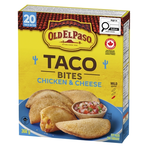 Old El Paso Taco Bites - Chicken & Cheese 368g, 1 Each