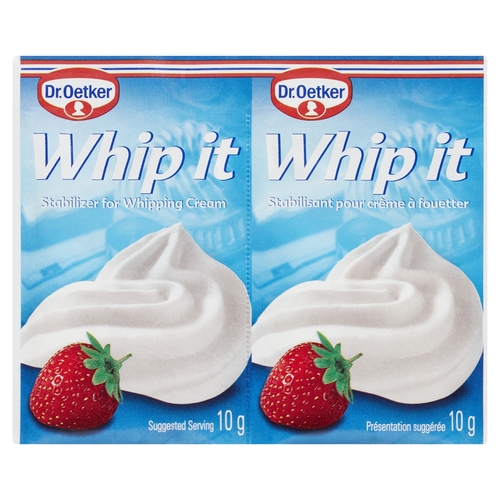 Dr Oetker - Whip-It Whipping Cream Stabilizer Twin Pack 20g