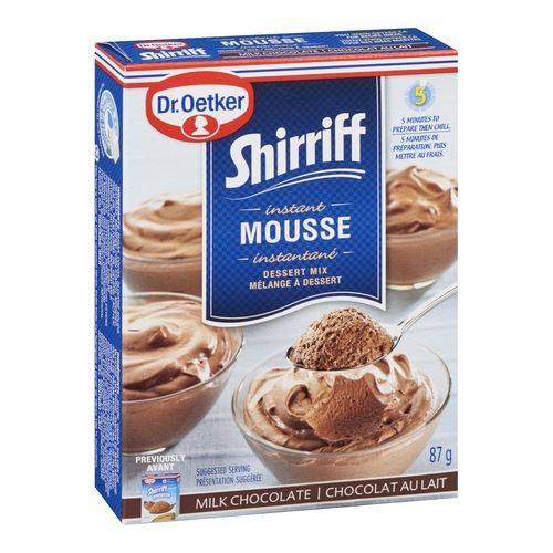 Dr Oetker - Sheriff Instant Mousse Dessert Mix - Milk Chocolate 87g, 1 Each