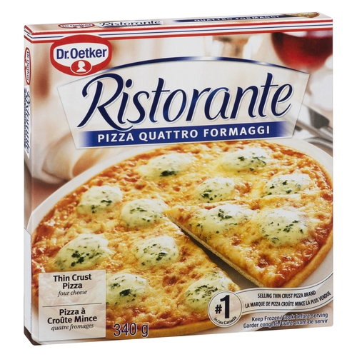 Dr Oetker - Ristorante Thin Crust Pizza - Four Cheese 340g, 1 Each