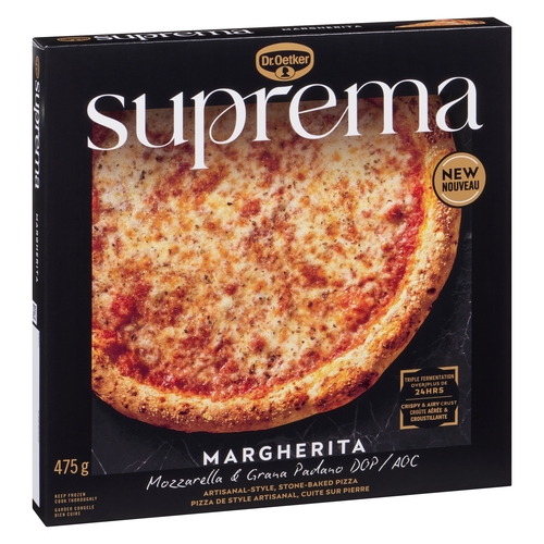 Dr. Oetker - Suprema Artisanal-Style, Stone-Baked Pizza - Margherita 475g, 1 Each