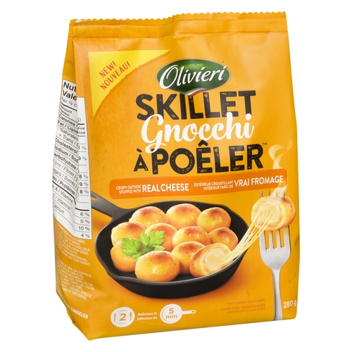 Olivieri - Skillet Gnocchi - Stuffed with Real Cheese 280g, 1 Each