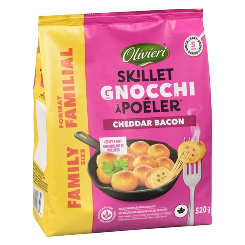 Olivieri - Skillet Gnocchi - Cheddar Bacon 520g