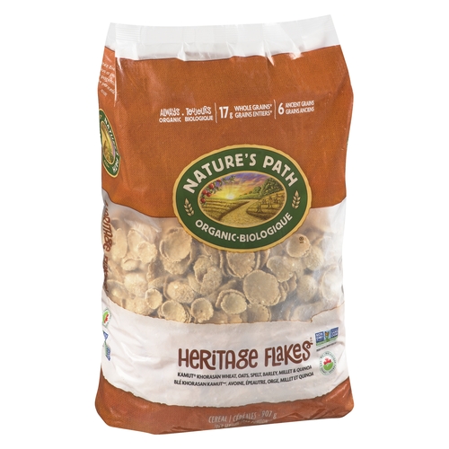 Nature's Path - Organic Cereal - Heritage Flakes 907g, 1 Each
