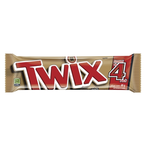 Twix Candy Bar - 4 Pack 85g