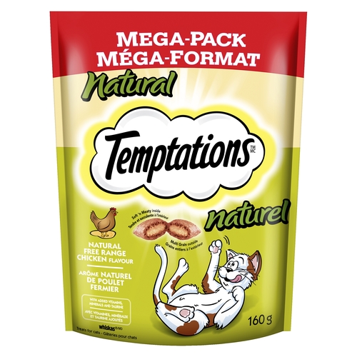 Whiskas - All Natural Temptations - Chicken 160g, 1 Each