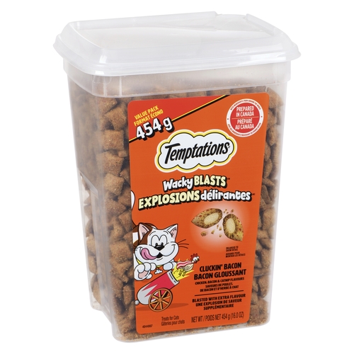 Whiskas - Temptations Wacky Blasts - Cluckin' Bacon 454g, 1 Each