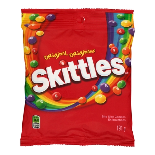 Skittles - Bite Size Candies - Original 191g, 1 Each