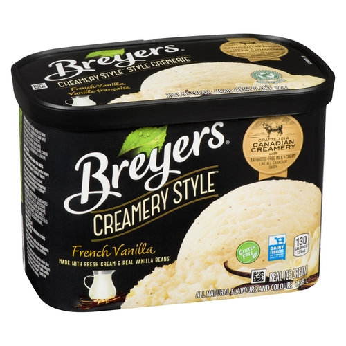 Breyers - Creamery Style Ice Cream - French Vanilla 1.66l, 1 Each