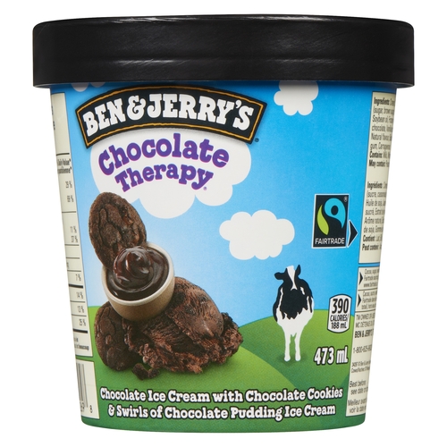 Ben & Jerry's - Ice Cream - Chocolate Therapy 473ml, 1 Each