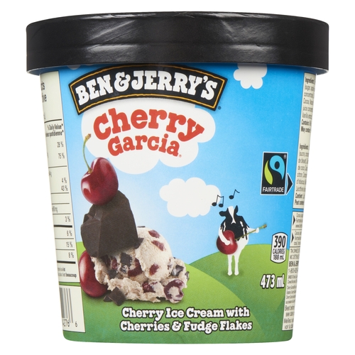 Ben & Jerry's - Ice Cream - Cherry Garcia 473ml, 1 Each