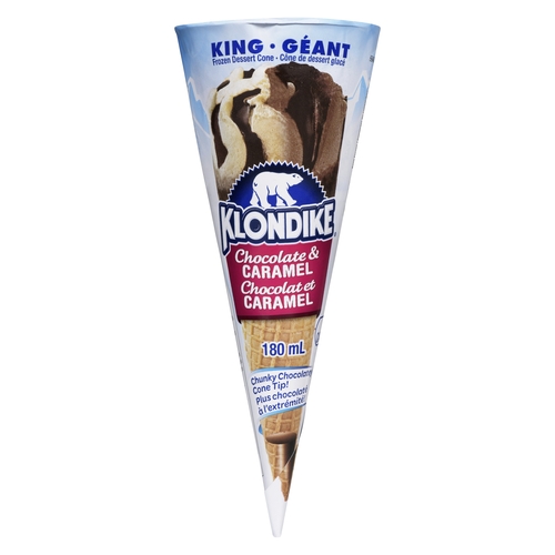 Klondike - King Frozen Dessert Cone - Chocolate & Caramel 180ml