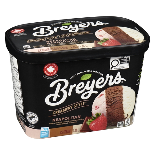 Breyers - Creamery Style Ice Cream - Neapolitan 1.41l, 1 Each