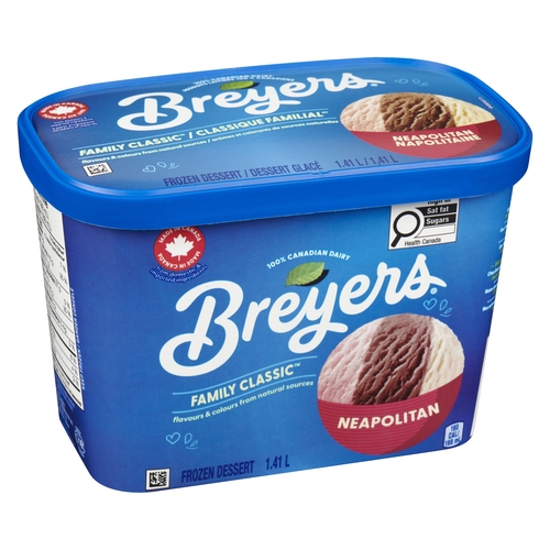 Breyers - Family Classic Frozen Dessert - Neapolitan 1.41l, 1 Each