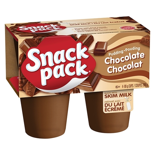 Snack Pack - Pudding - Chocolate 4/99g, 1 Each