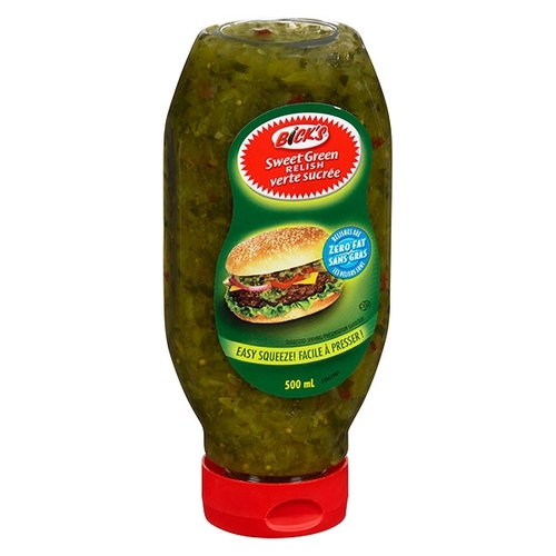 Bick's - Relish - Sweet Green - Easy Squeeze 500ml, 1 Each