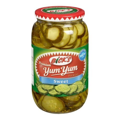 Bick's - Yum Yum Sweet Pickles 1l, 1 Each