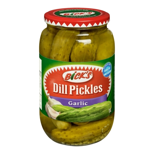 Bick's - Dill Pickles - Garlic 1l, 1 Each