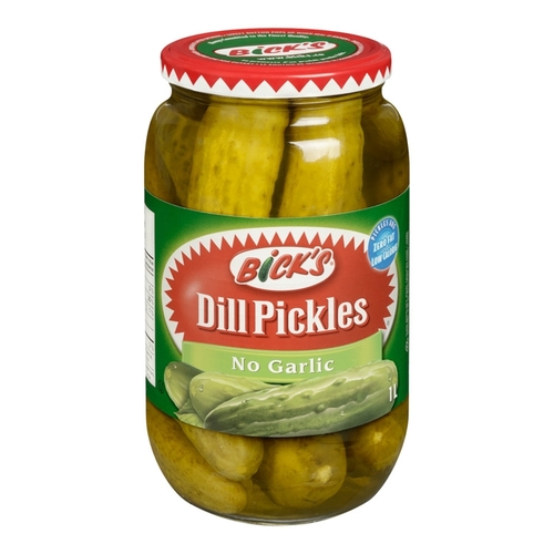 Bick's - Dill Pickles - No Garlic 1l, 1 Each