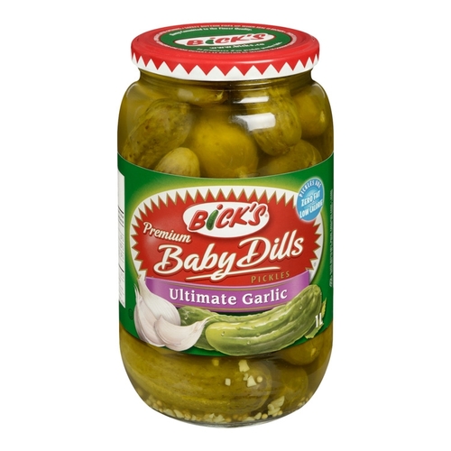 Bick's - Baby Dills Pickles - Ultimate Garlic 1l, 1 Each