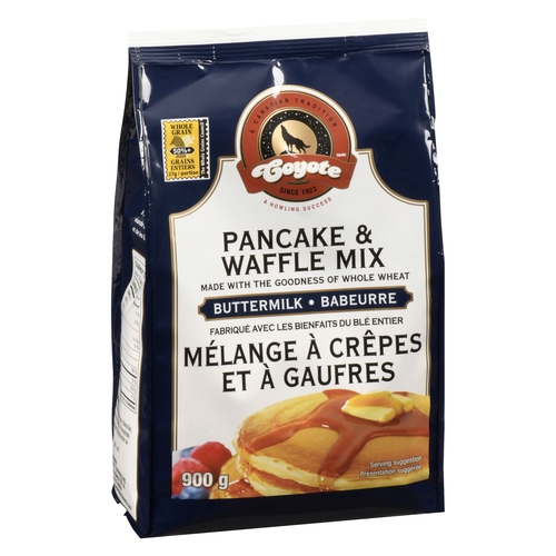 Coyote - Pancake & Waffle Mix - Buttermilk 900g, 1 Each