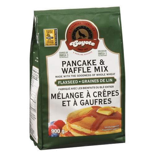 Coyote - Pancake & Waffle Mix - Flaxseed 900g, 1 Each