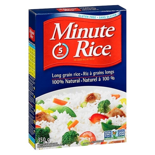 Minute Rice - Long Grain Rice 350g, 1 Each