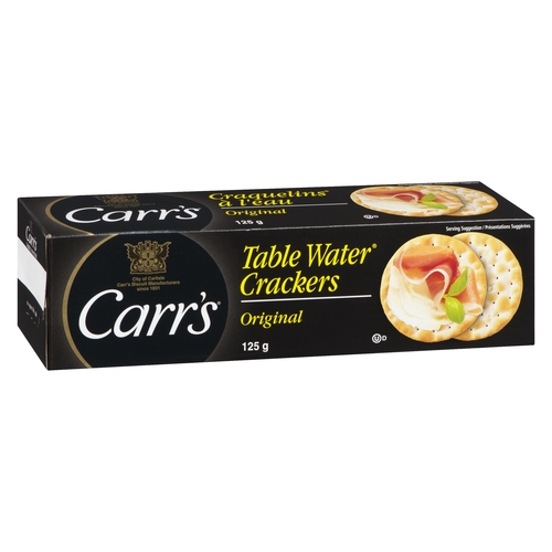 Carr's - Table Water Crackers - Original 125g, 1 Each