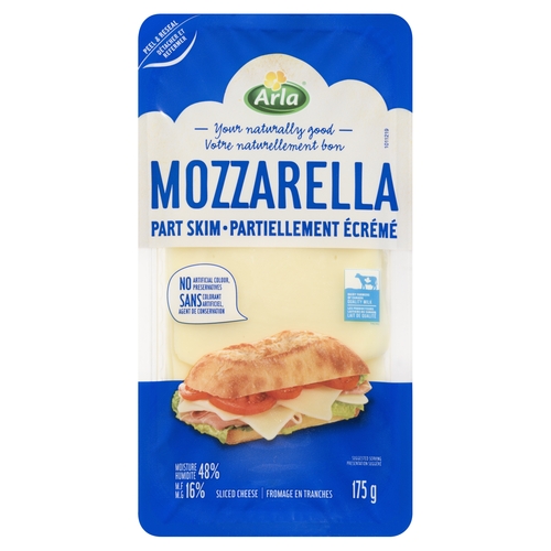 Arla Mozzarella Sliced Cheese 175g, 1 Each
