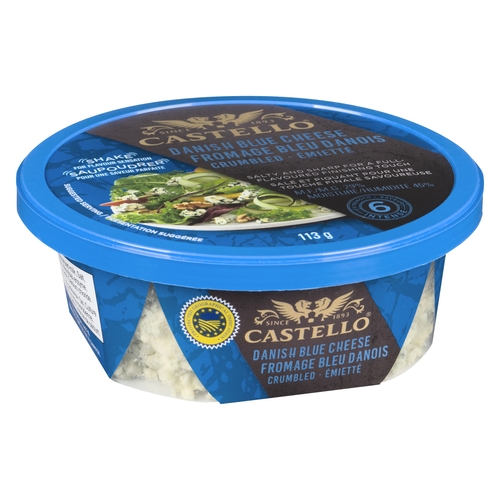 Castello - Crumbled Danish Blue Cheese 113g, 1 Each