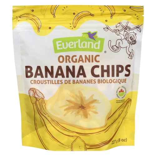 Everland - Organic Banana Chips 227g, 1 Each