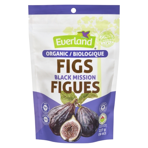 Everland - Organic Figs - Black Mission 227g, 1 Each