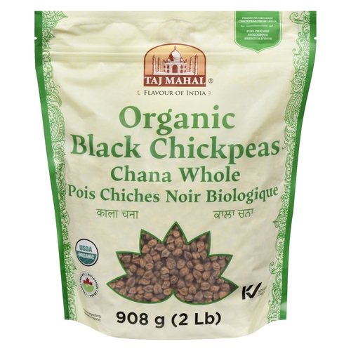 Taj Mahal - Organic Black Chickpeas Chana Whole 908g