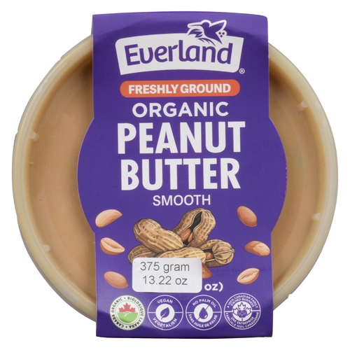 Everland - Organic Peanut Butter - Smooth 340g, 1 Each