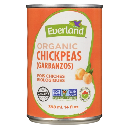 Everland - Organic Chickpeas (Garbanzo) 398ml, 1 Each