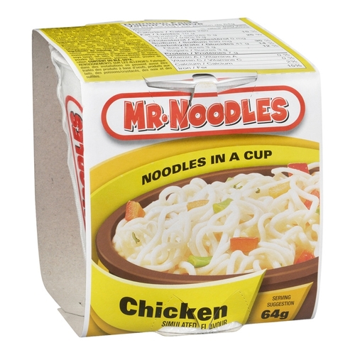 Mr. Noodles - Noodles in a Cup - Chicken 64g, 1 Each