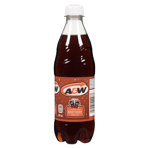 A&W - Root Beer 500ml, 1 Each