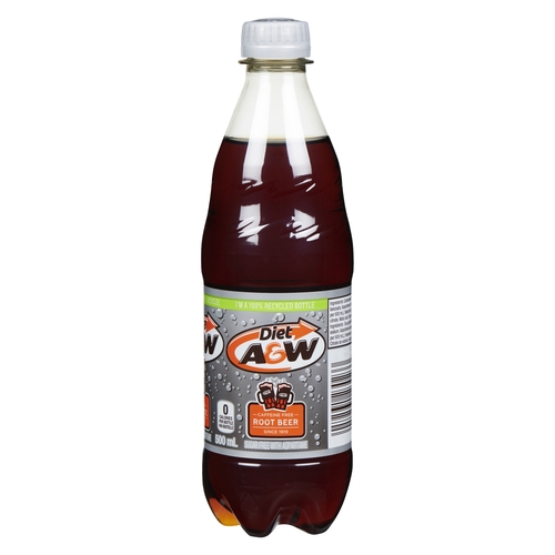 A&W - Diet Root Beer 500ml, 1 Each