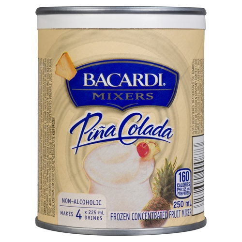 Bacardi Mixers - Frozen Concentrated Fruit Mixer - Pina Colada 250ml