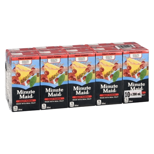 Minute Maid - Real Fruit Beverage - Fruit Punch 10/200ml