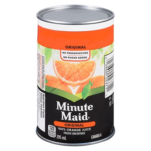 Minute Maid - Frozen Concentrate - 100% Orange Juice - Original 295ml, 1 Each